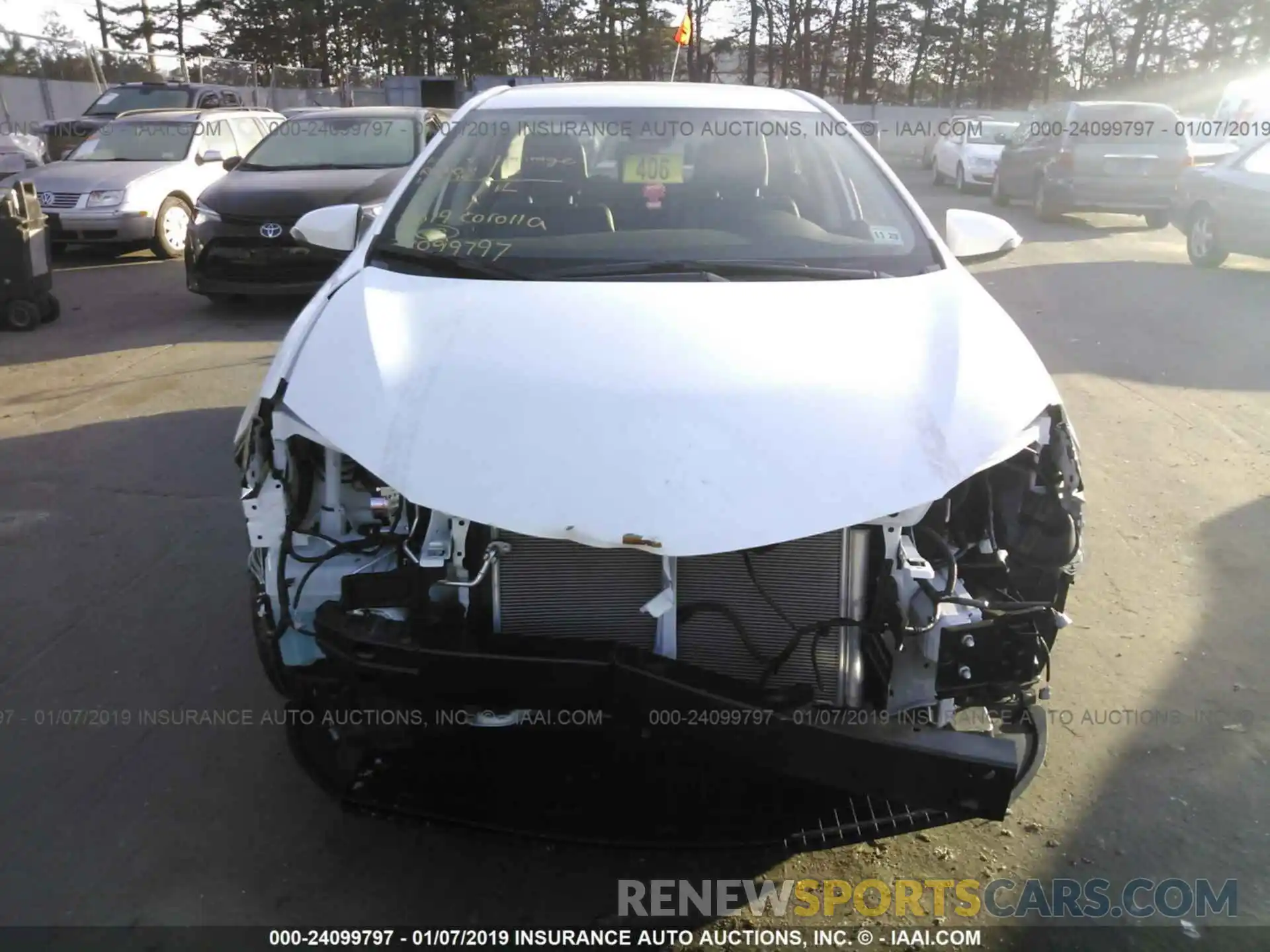 6 Photograph of a damaged car 2T1BURHE3KC192881 TOYOTA COROLLA 2019