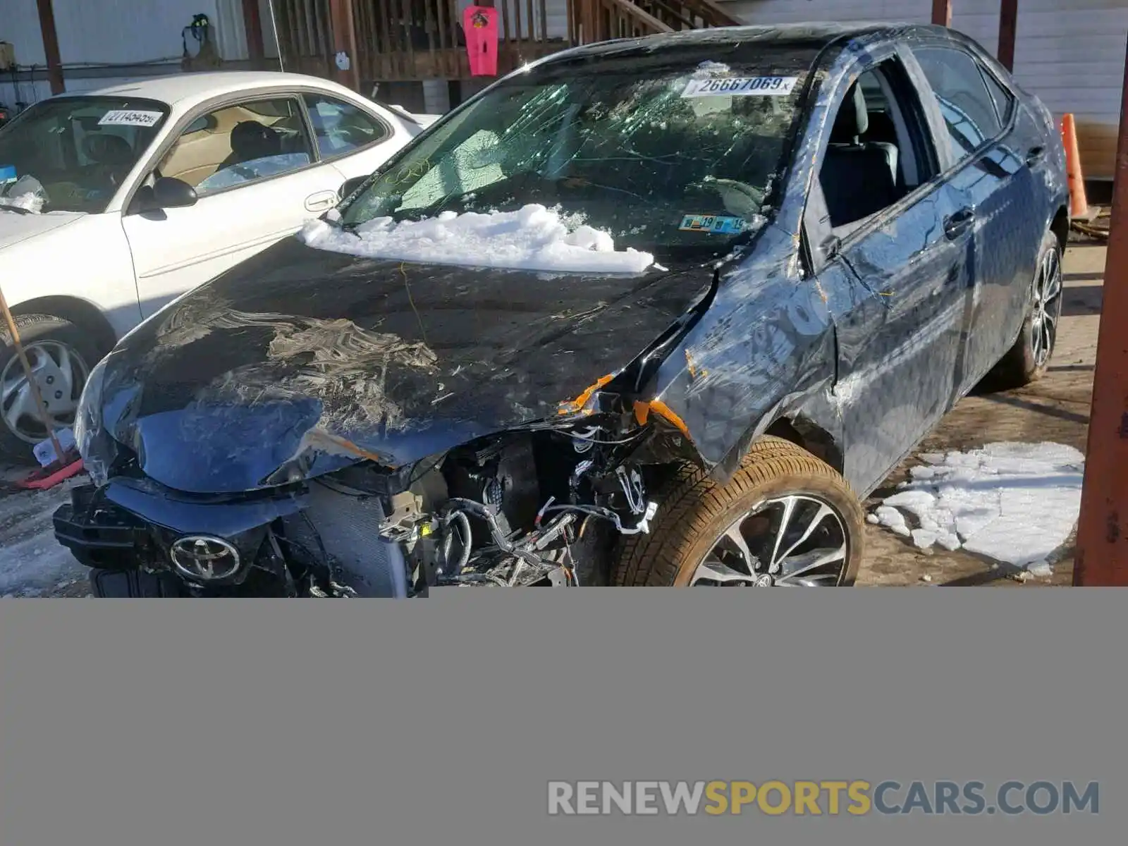 2 Photograph of a damaged car 2T1BURHE3KC192962 TOYOTA COROLLA 2019