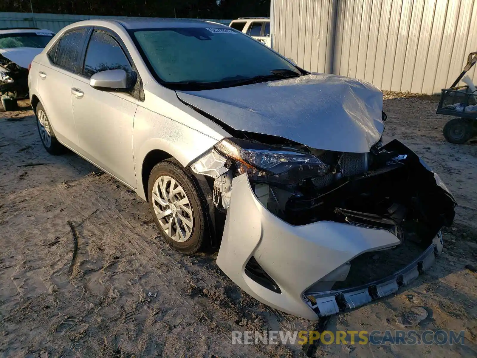 1 Photograph of a damaged car 2T1BURHE3KC193240 TOYOTA COROLLA 2019