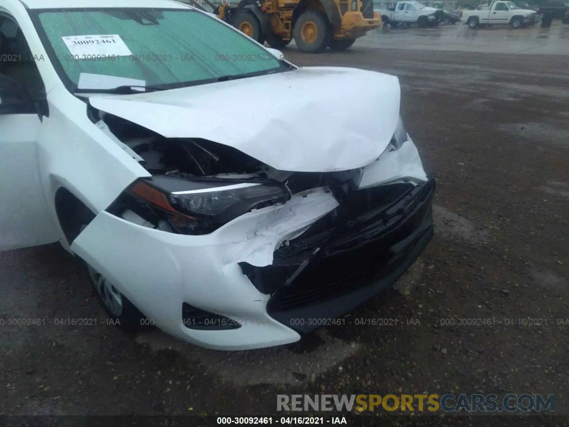 6 Photograph of a damaged car 2T1BURHE3KC193559 TOYOTA COROLLA 2019