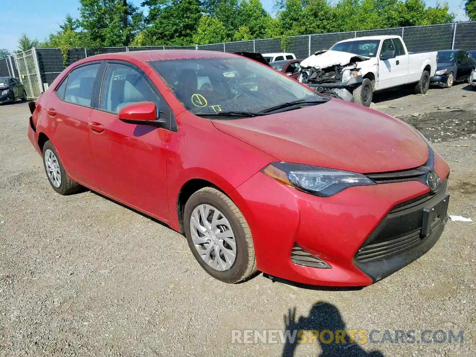 1 Photograph of a damaged car 2T1BURHE3KC193738 TOYOTA COROLLA 2019