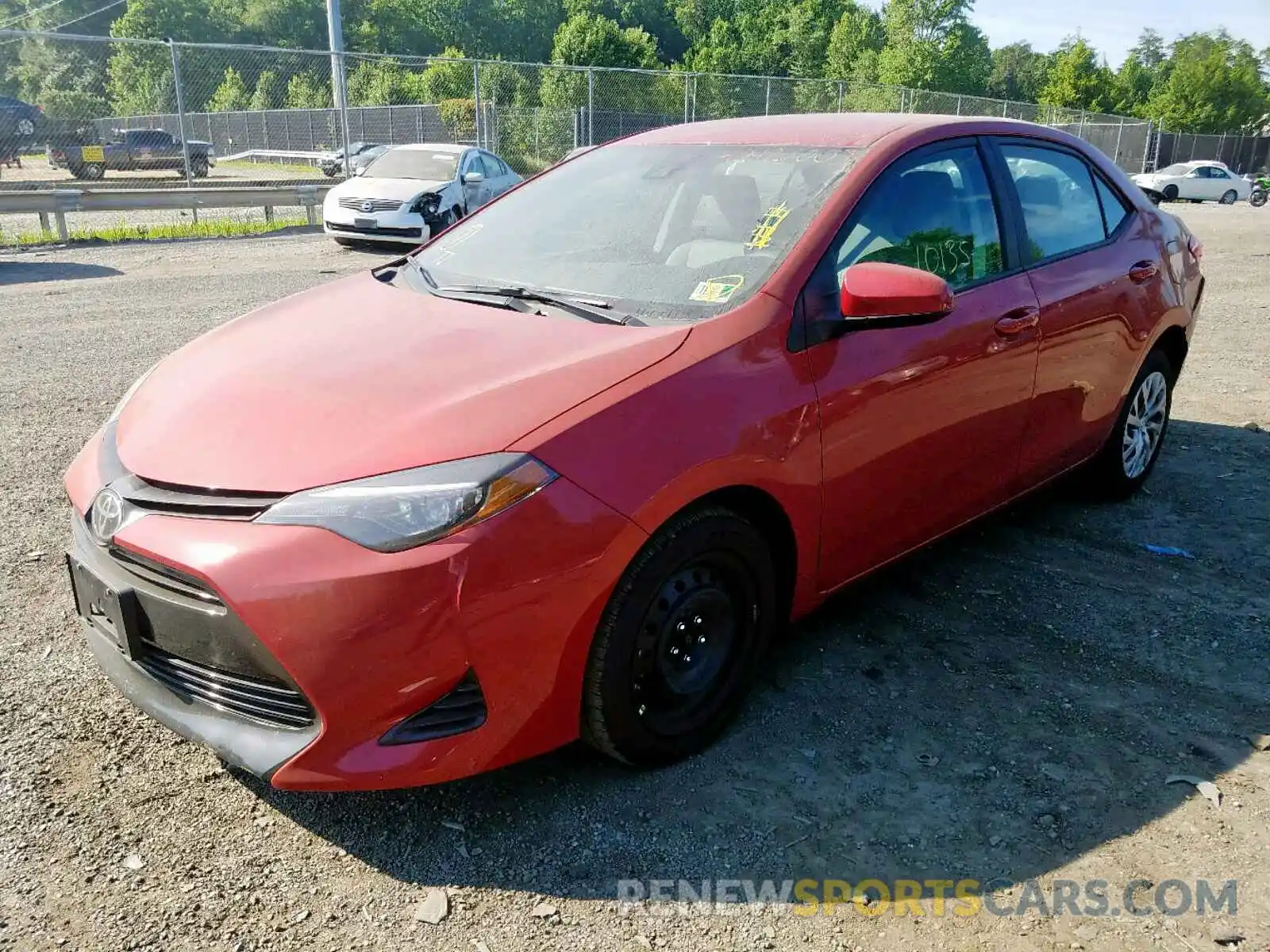 2 Photograph of a damaged car 2T1BURHE3KC193738 TOYOTA COROLLA 2019