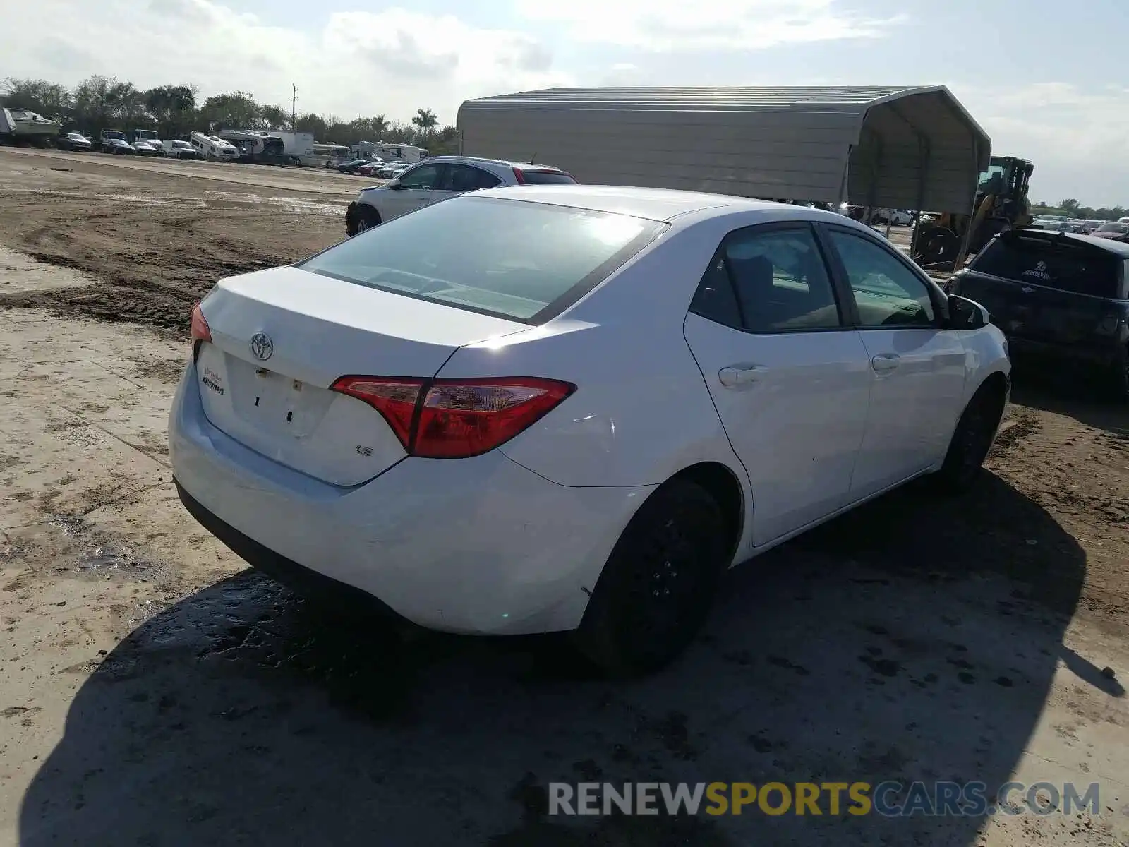 4 Photograph of a damaged car 2T1BURHE3KC193853 TOYOTA COROLLA 2019