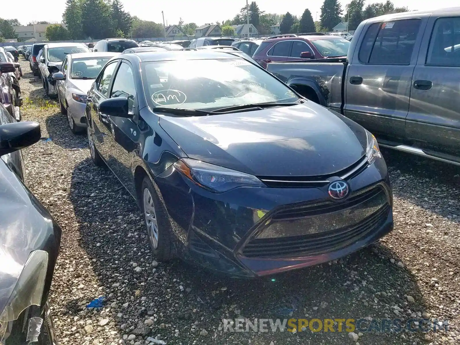 1 Photograph of a damaged car 2T1BURHE3KC194145 TOYOTA COROLLA 2019