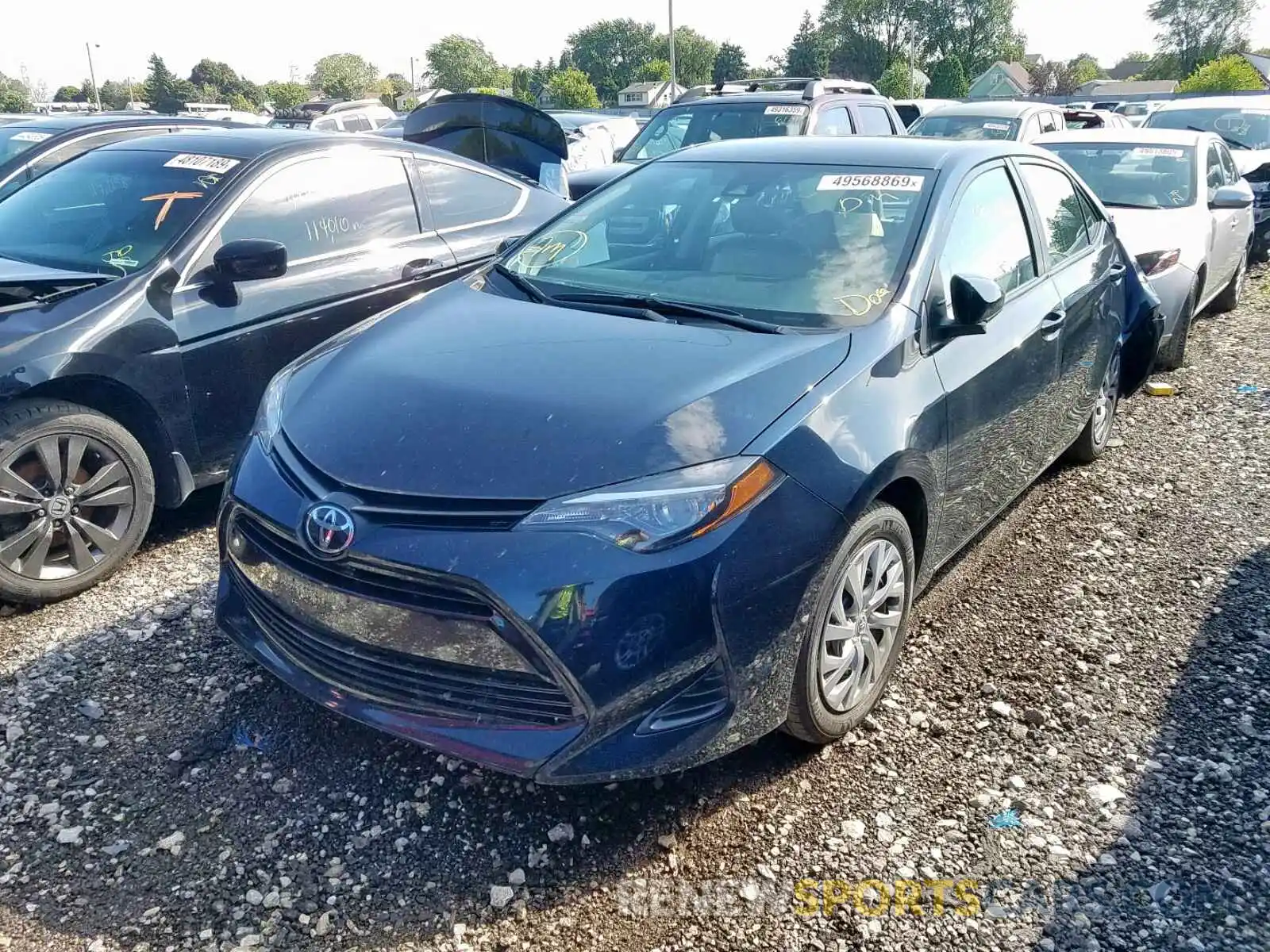 2 Photograph of a damaged car 2T1BURHE3KC194145 TOYOTA COROLLA 2019