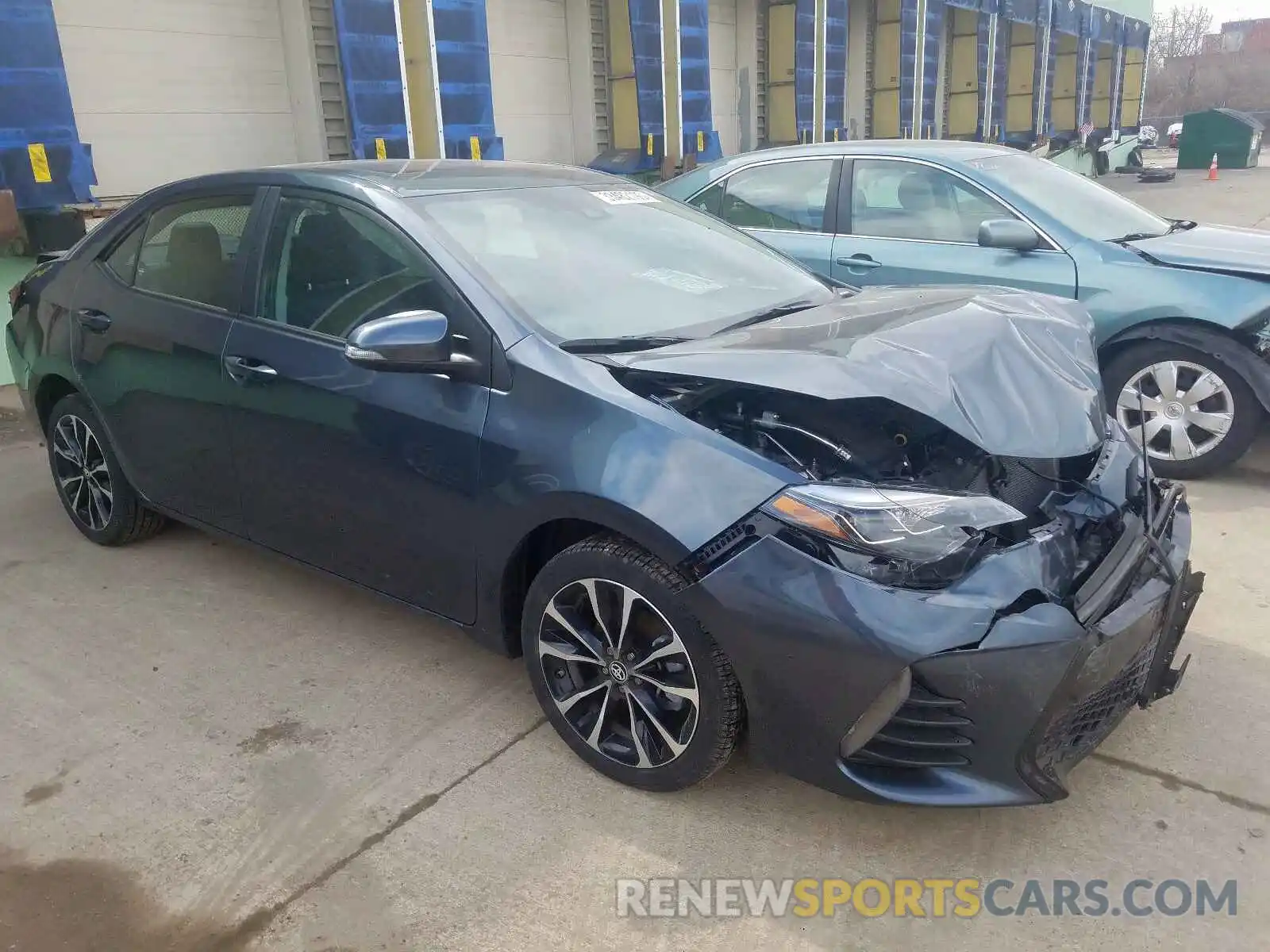 1 Photograph of a damaged car 2T1BURHE3KC194274 TOYOTA COROLLA 2019