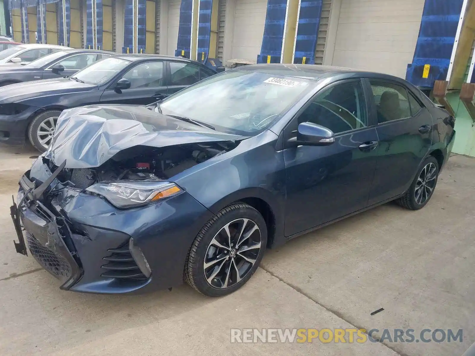 2 Photograph of a damaged car 2T1BURHE3KC194274 TOYOTA COROLLA 2019