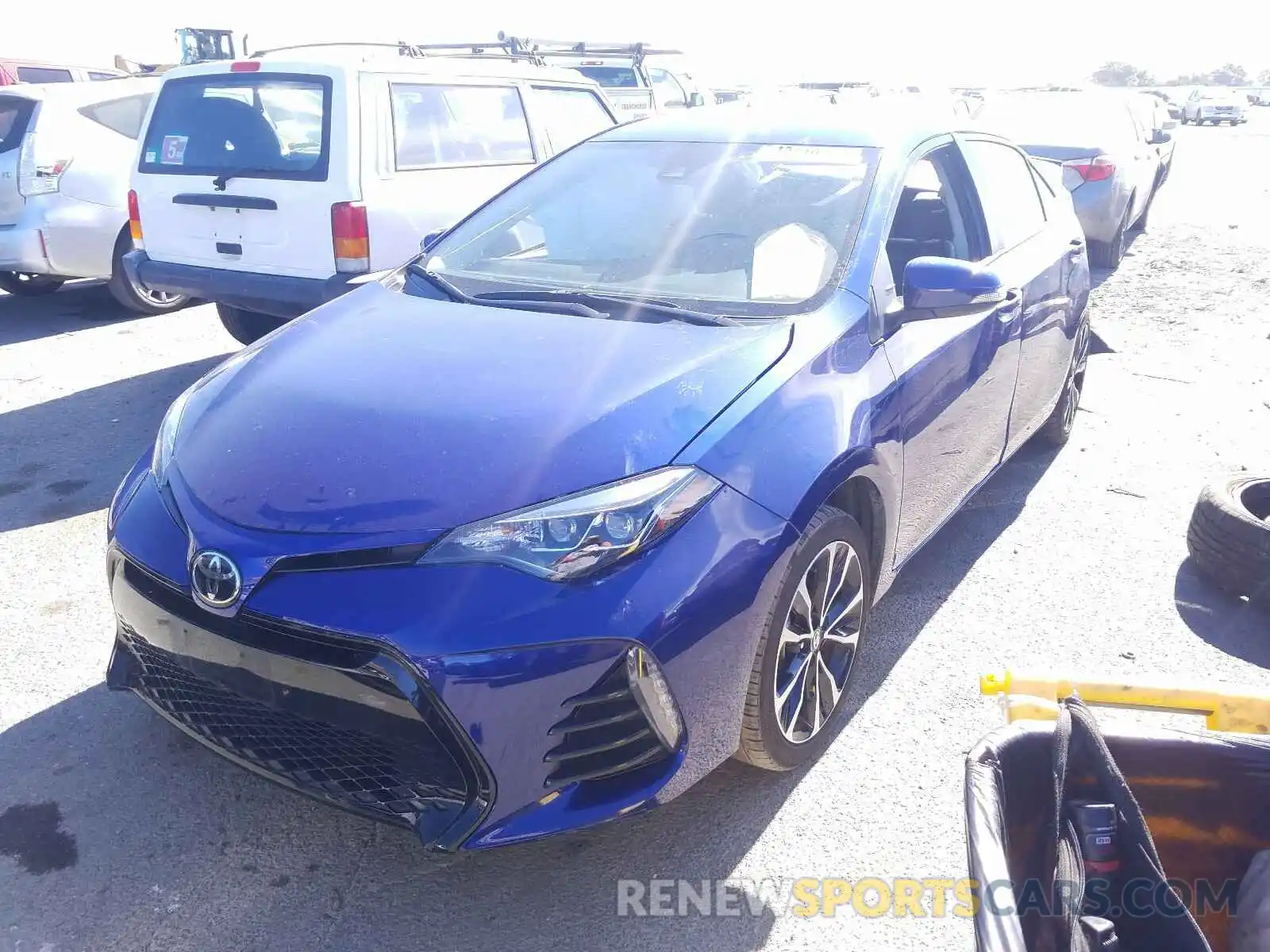 2 Photograph of a damaged car 2T1BURHE3KC194310 TOYOTA COROLLA 2019