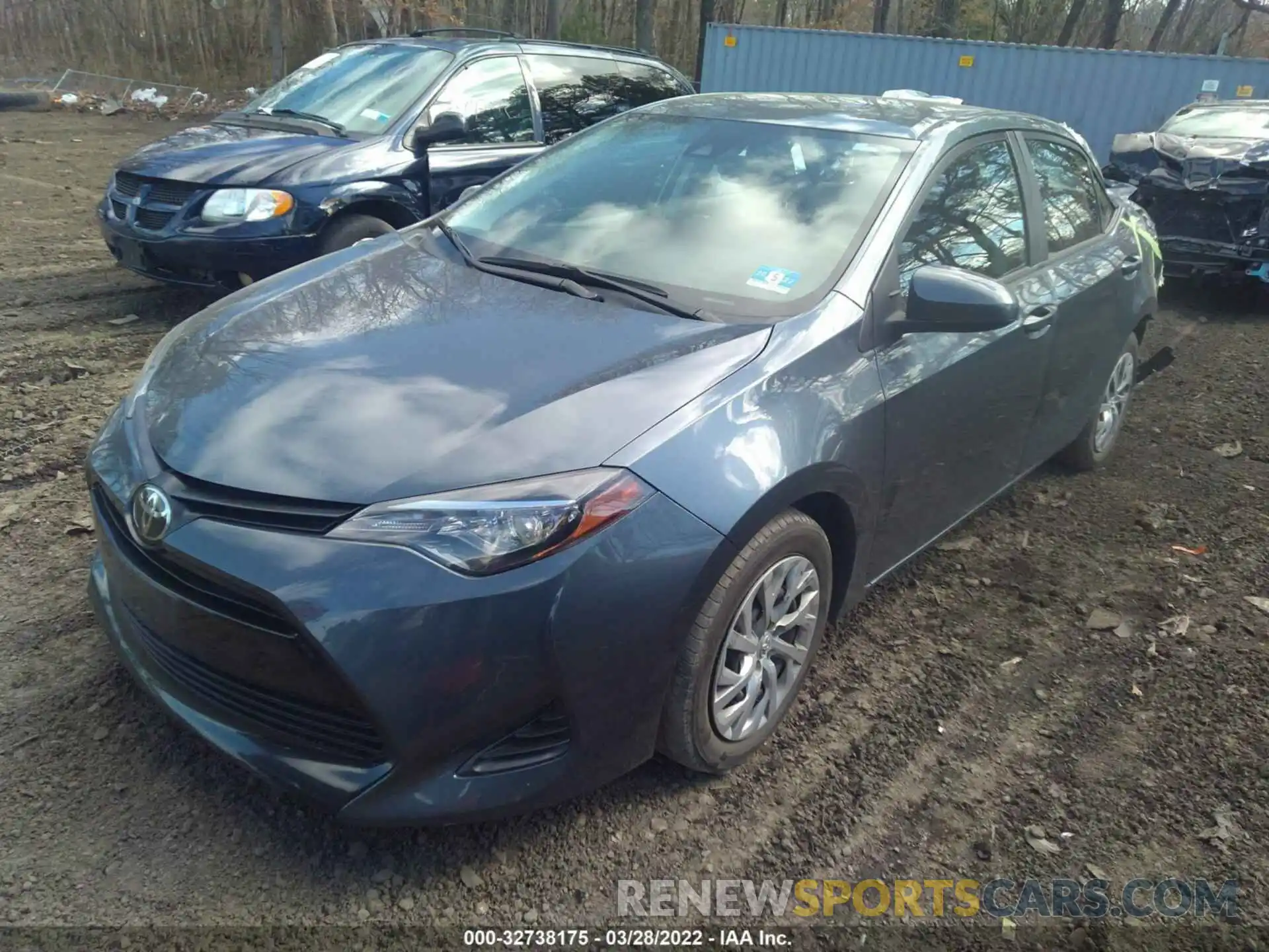 2 Photograph of a damaged car 2T1BURHE3KC194999 TOYOTA COROLLA 2019