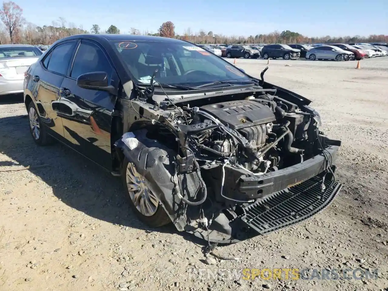 1 Photograph of a damaged car 2T1BURHE3KC195408 TOYOTA COROLLA 2019