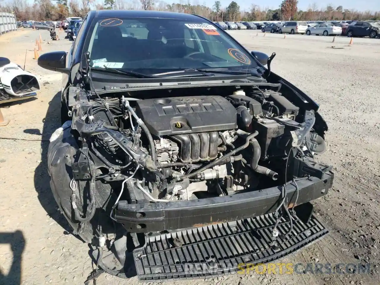 9 Photograph of a damaged car 2T1BURHE3KC195408 TOYOTA COROLLA 2019