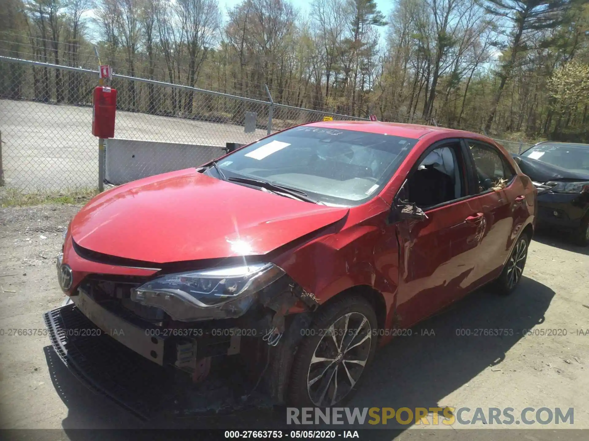 2 Photograph of a damaged car 2T1BURHE3KC195828 TOYOTA COROLLA 2019