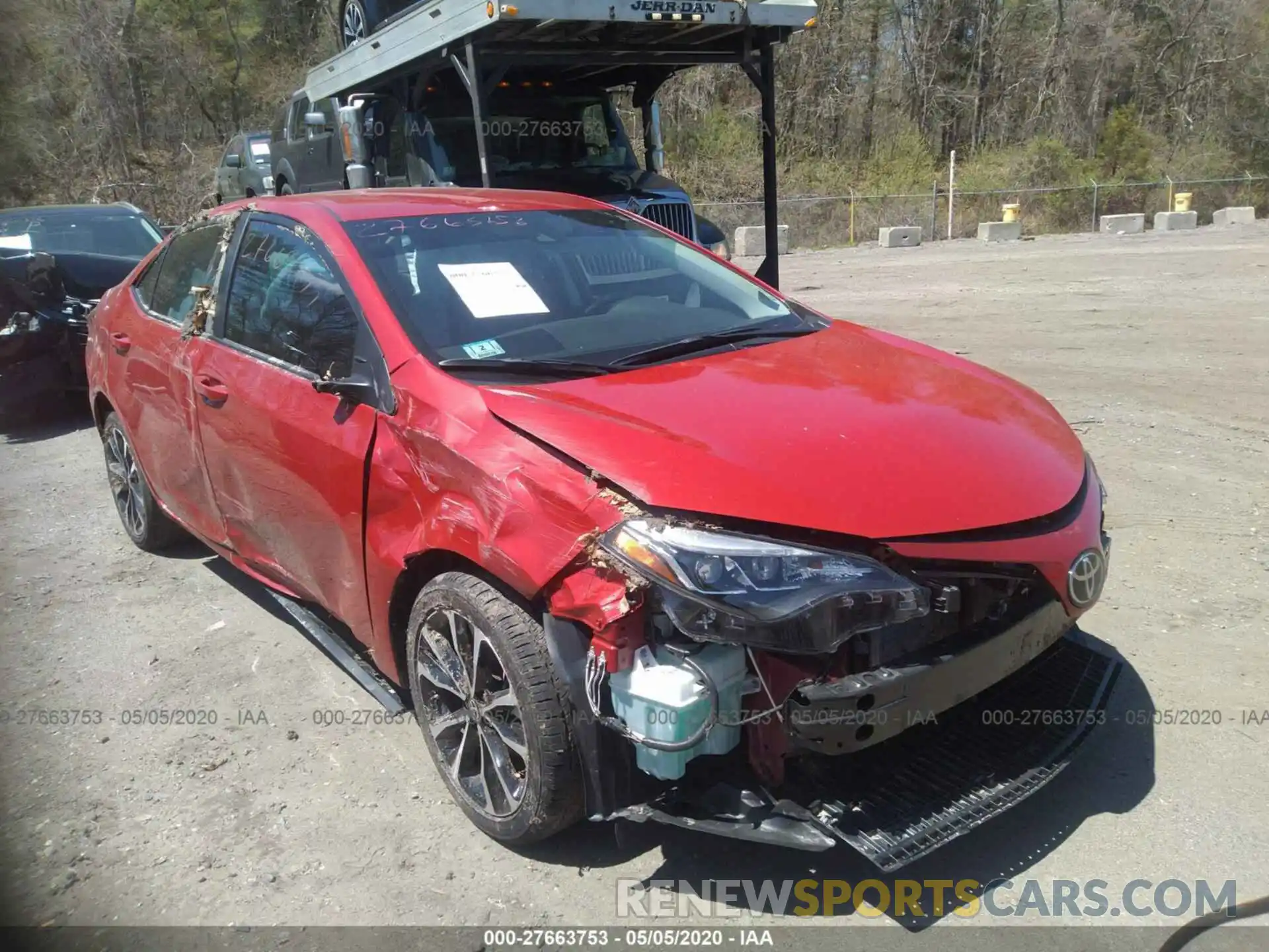 6 Photograph of a damaged car 2T1BURHE3KC195828 TOYOTA COROLLA 2019