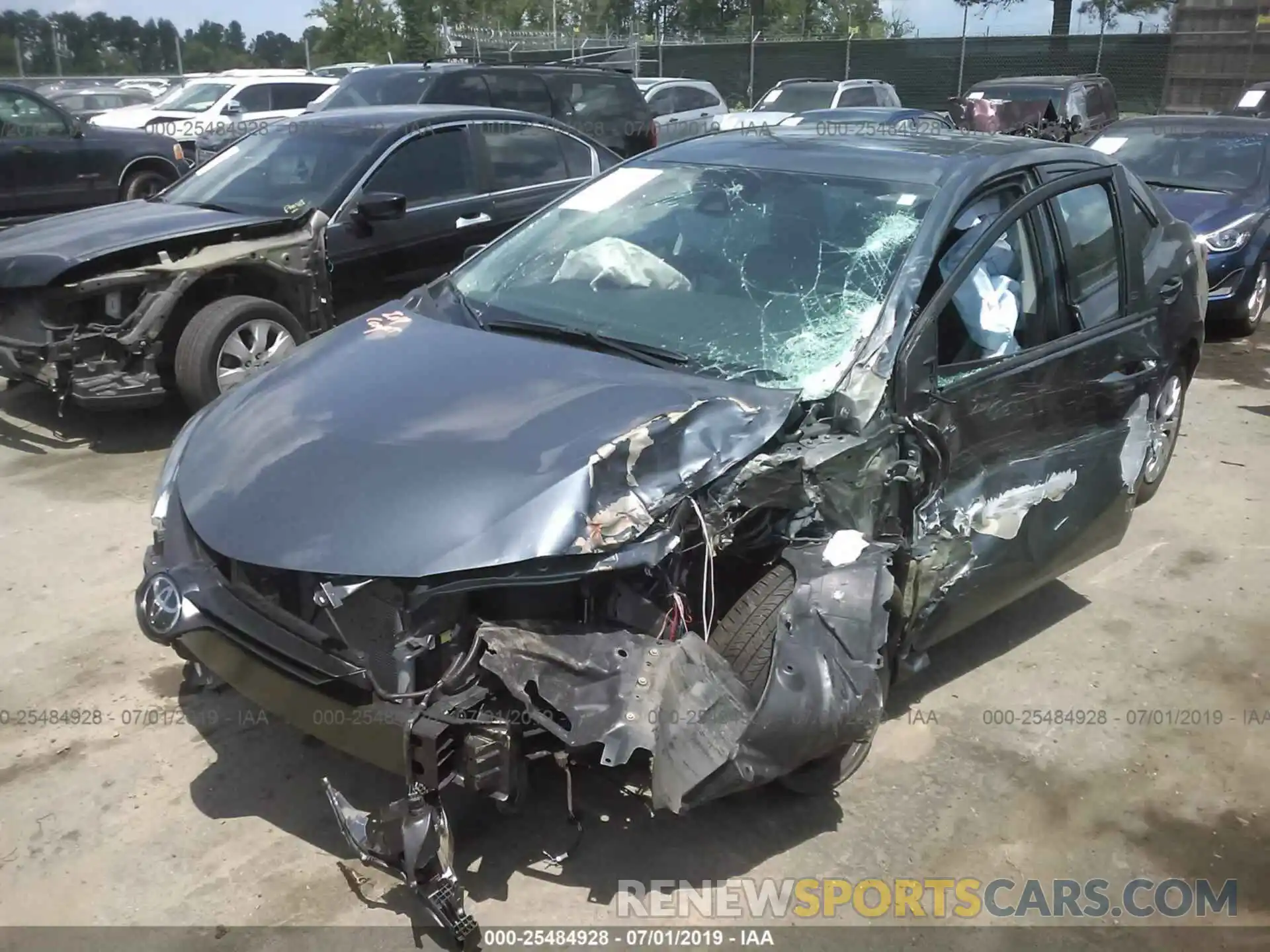 6 Photograph of a damaged car 2T1BURHE3KC196087 TOYOTA COROLLA 2019