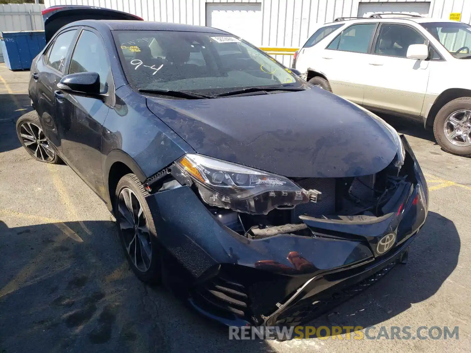 1 Photograph of a damaged car 2T1BURHE3KC196185 TOYOTA COROLLA 2019