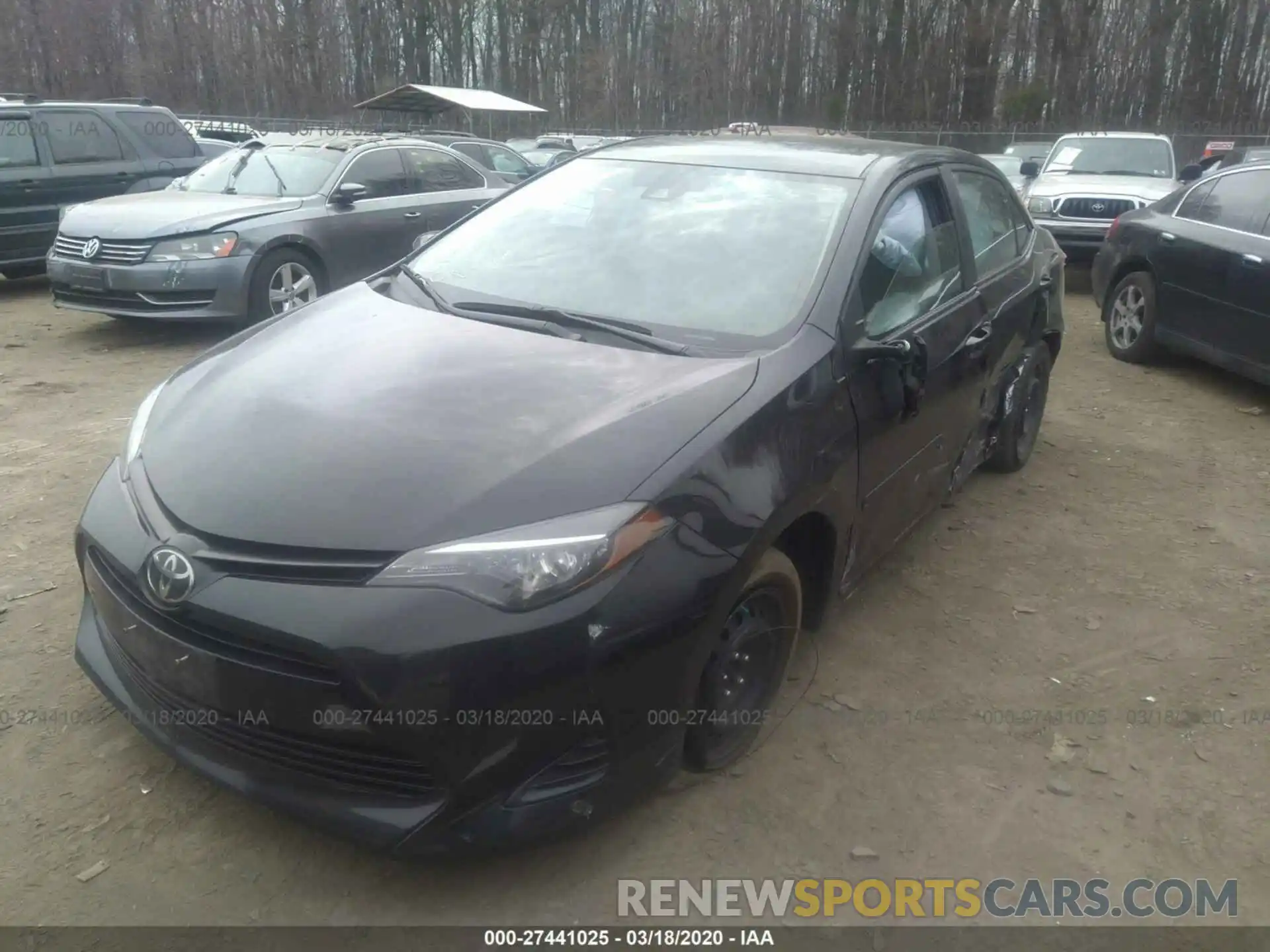 2 Photograph of a damaged car 2T1BURHE3KC196574 TOYOTA COROLLA 2019