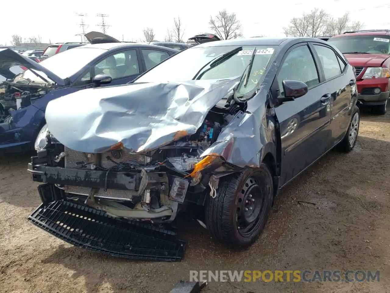 2 Photograph of a damaged car 2T1BURHE3KC197160 TOYOTA COROLLA 2019