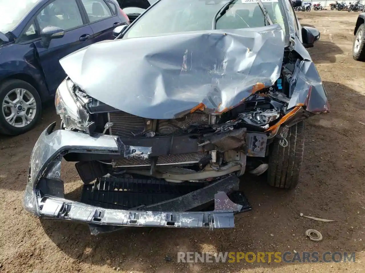 9 Photograph of a damaged car 2T1BURHE3KC197160 TOYOTA COROLLA 2019