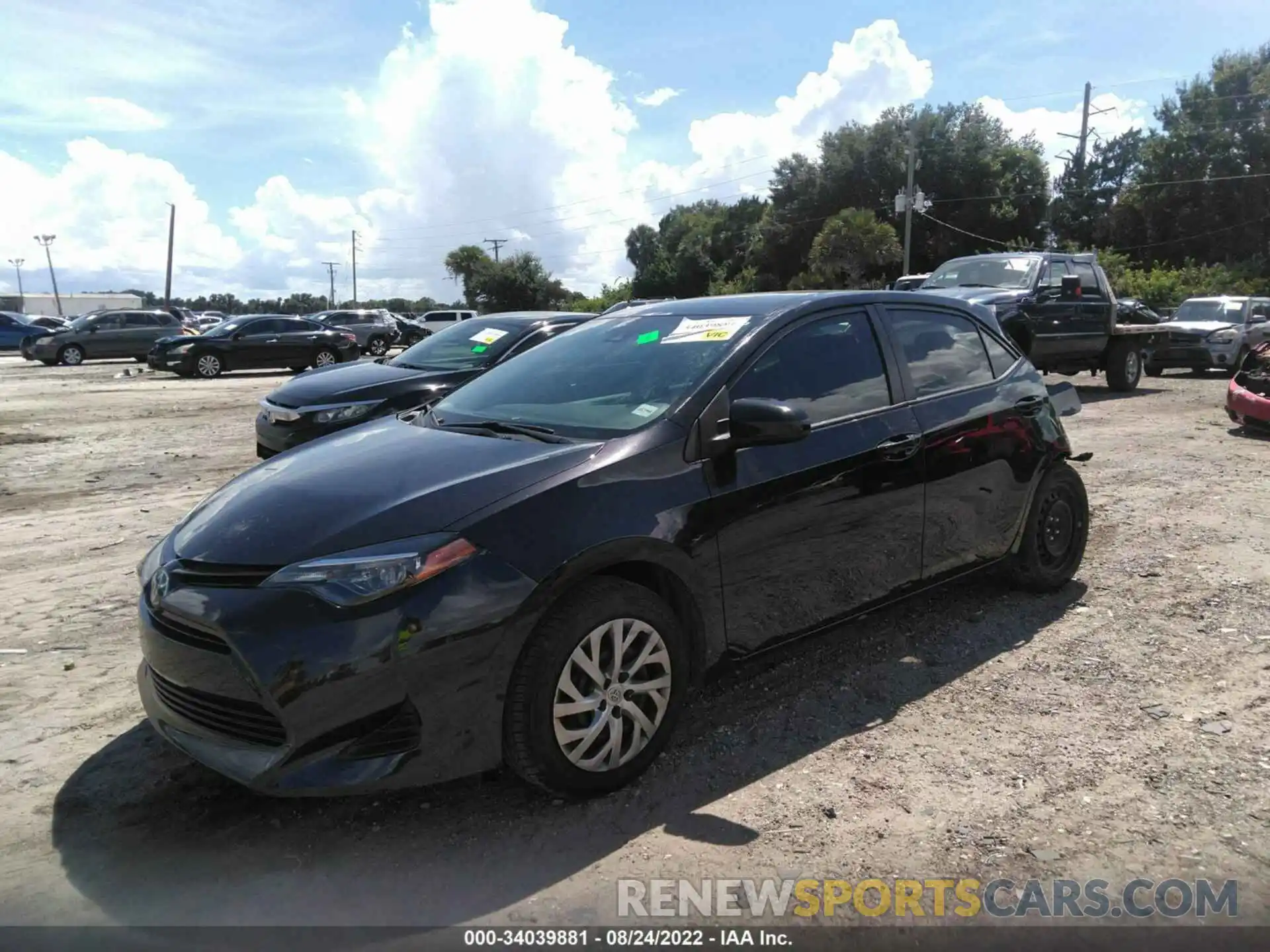 2 Photograph of a damaged car 2T1BURHE3KC197529 TOYOTA COROLLA 2019