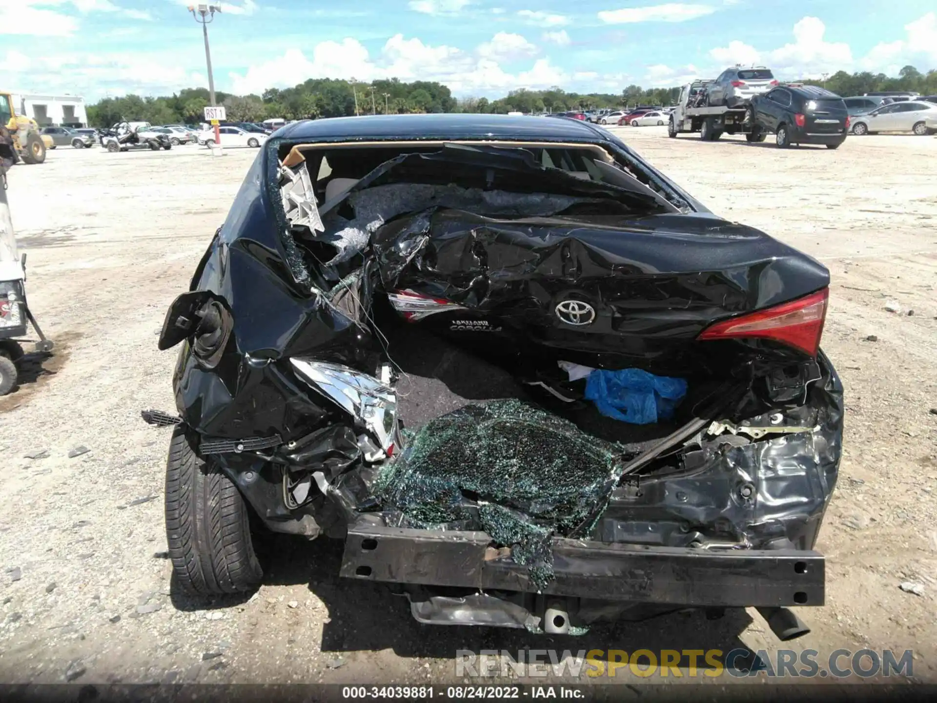 6 Photograph of a damaged car 2T1BURHE3KC197529 TOYOTA COROLLA 2019