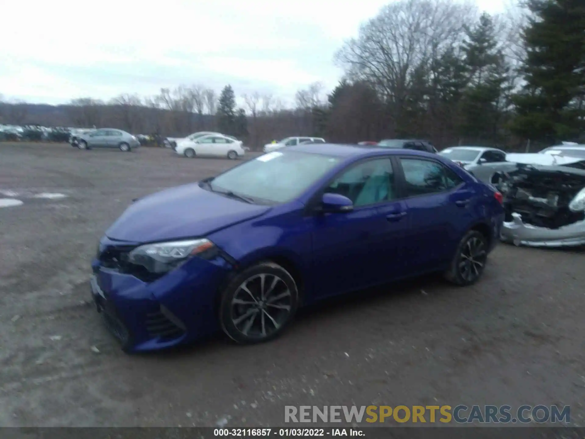 2 Photograph of a damaged car 2T1BURHE3KC197532 TOYOTA COROLLA 2019