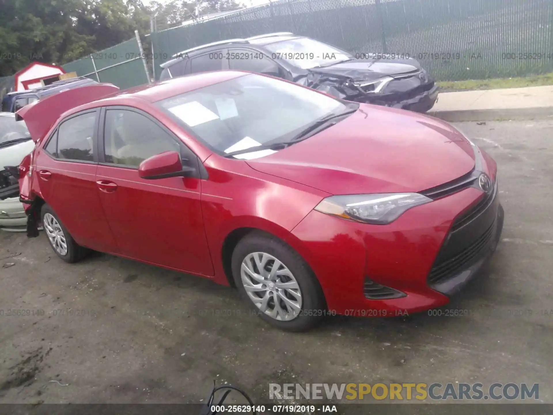 1 Photograph of a damaged car 2T1BURHE3KC200185 TOYOTA COROLLA 2019