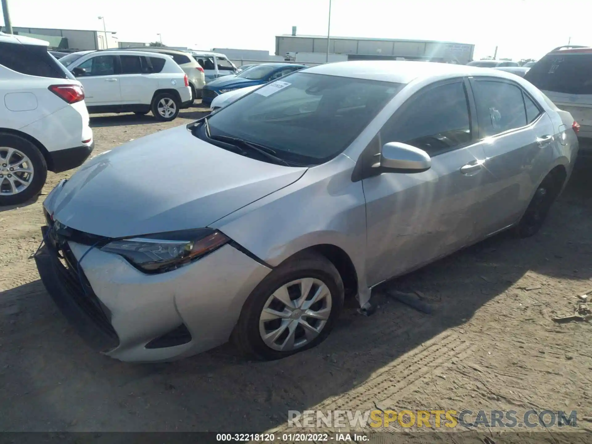 2 Фотография поврежденного автомобиля 2T1BURHE3KC200462 TOYOTA COROLLA 2019