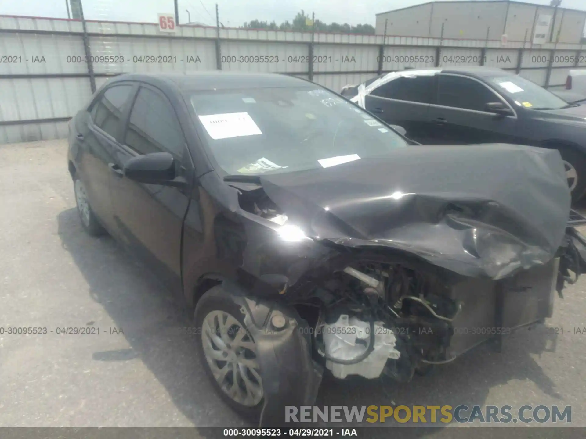 1 Photograph of a damaged car 2T1BURHE3KC200526 TOYOTA COROLLA 2019