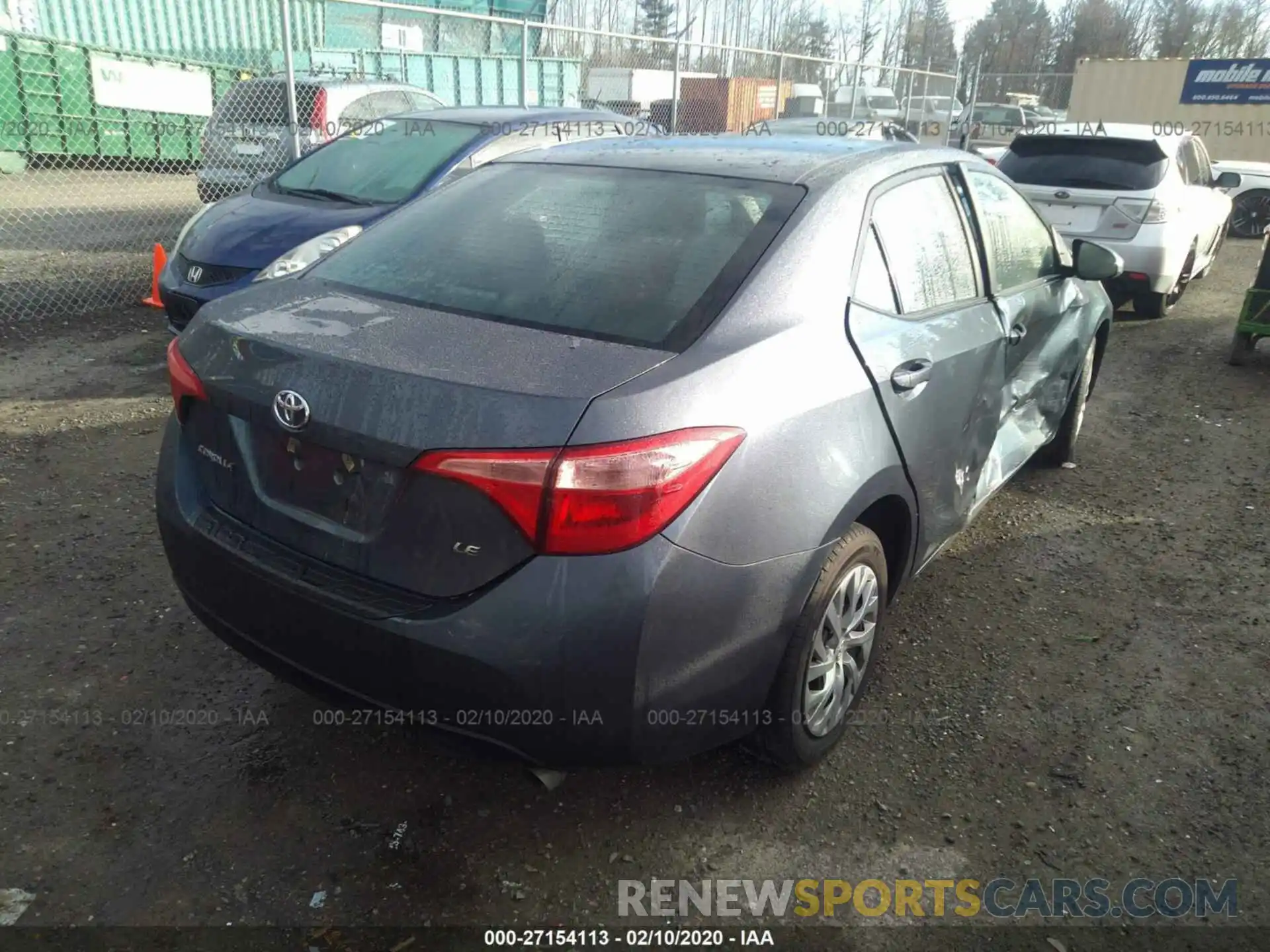 4 Фотография поврежденного автомобиля 2T1BURHE3KC200638 TOYOTA COROLLA 2019