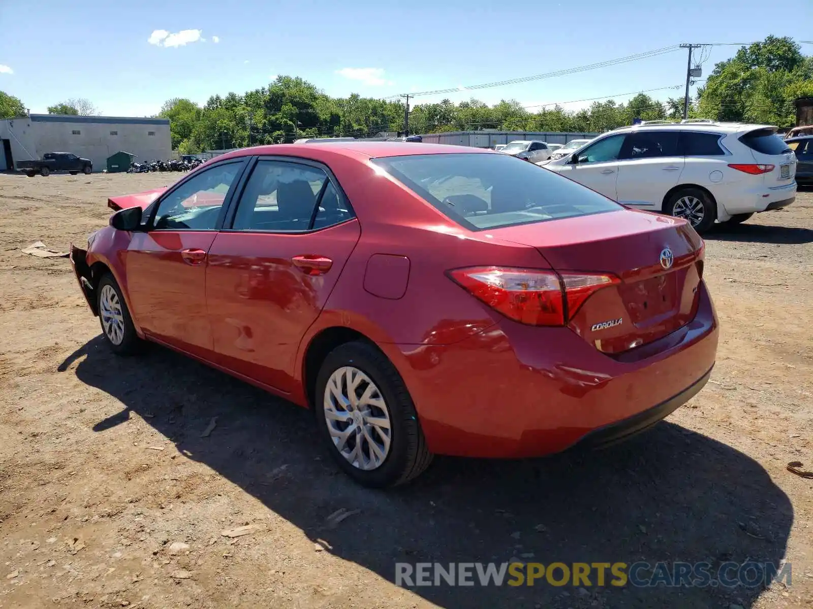 3 Photograph of a damaged car 2T1BURHE3KC200834 TOYOTA COROLLA 2019