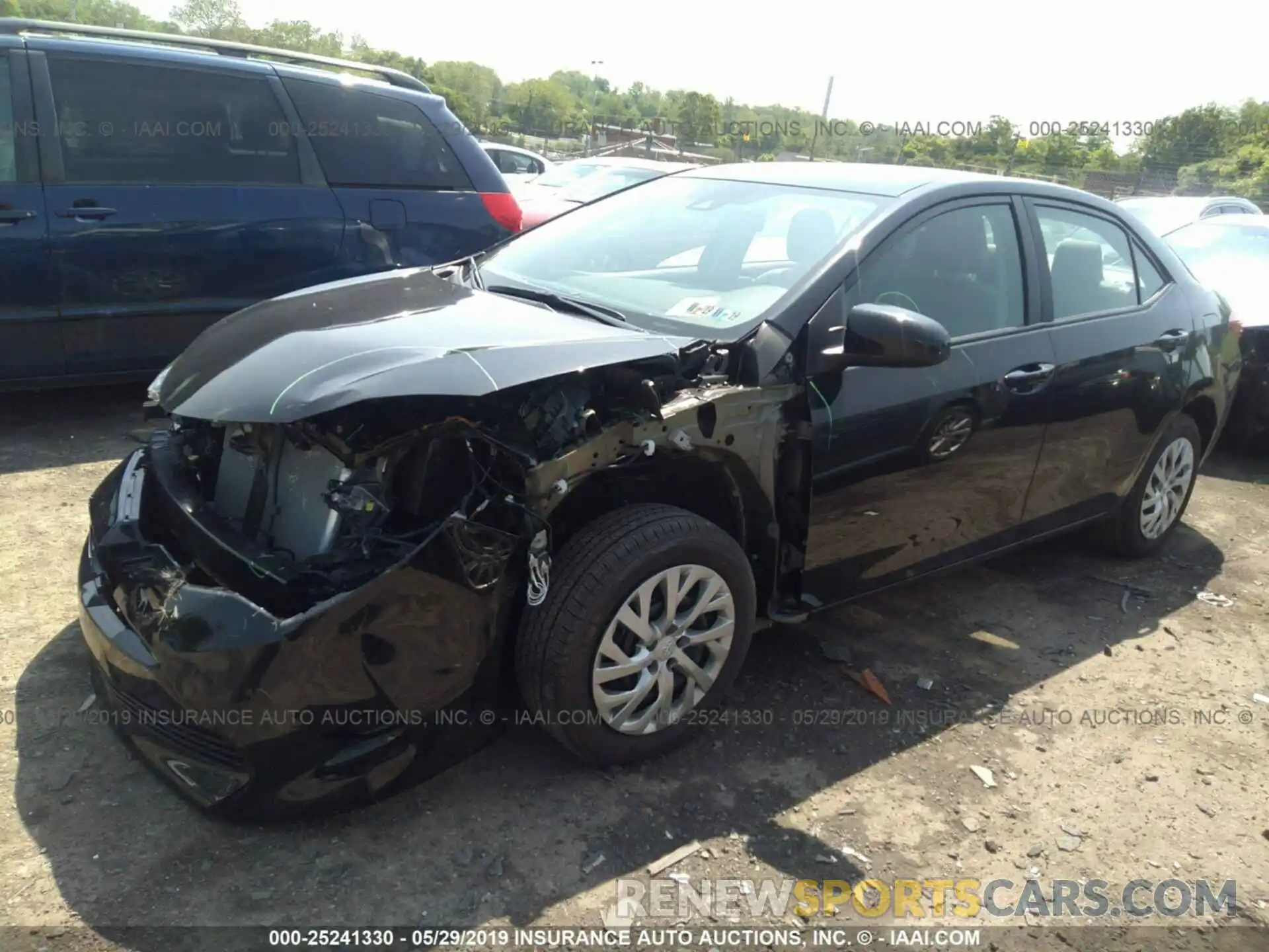 2 Photograph of a damaged car 2T1BURHE3KC200963 TOYOTA COROLLA 2019