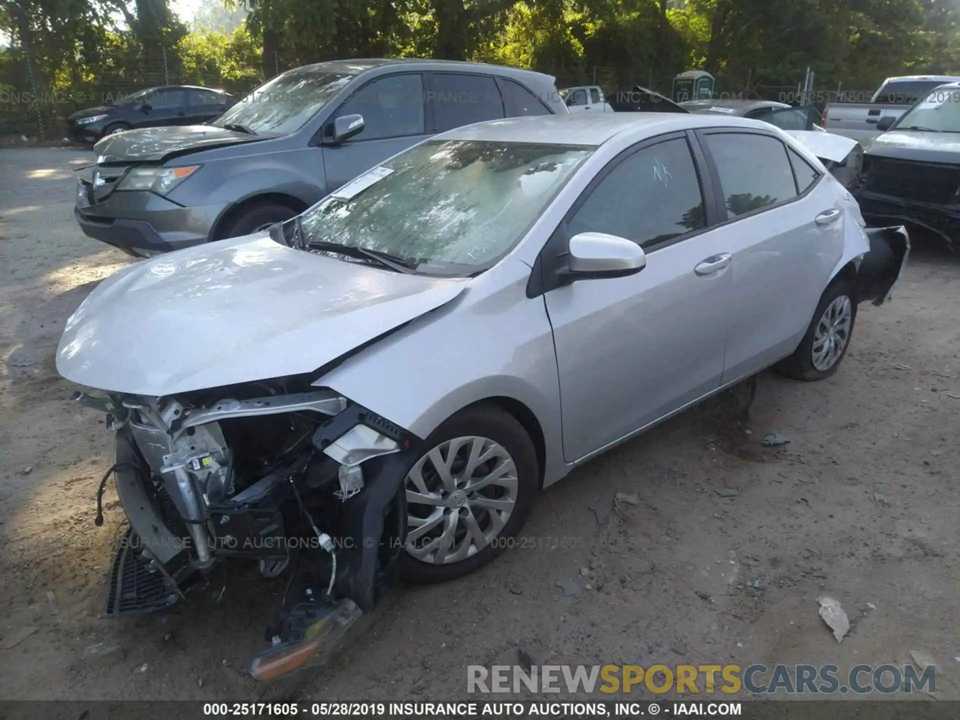 2 Photograph of a damaged car 2T1BURHE3KC201319 TOYOTA COROLLA 2019