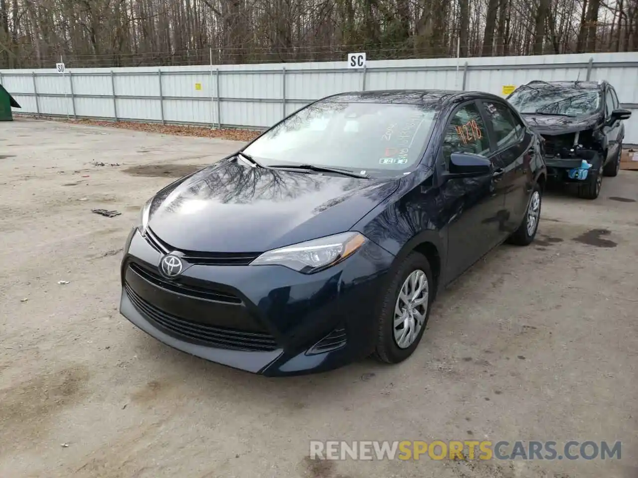 2 Photograph of a damaged car 2T1BURHE3KC201336 TOYOTA COROLLA 2019