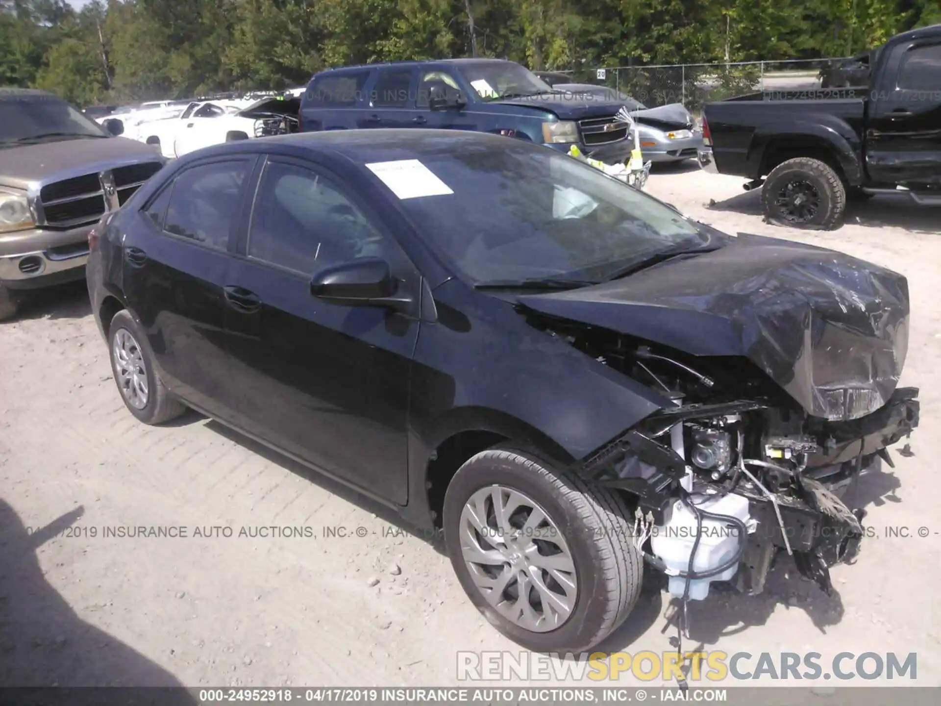 1 Photograph of a damaged car 2T1BURHE3KC202048 TOYOTA COROLLA 2019