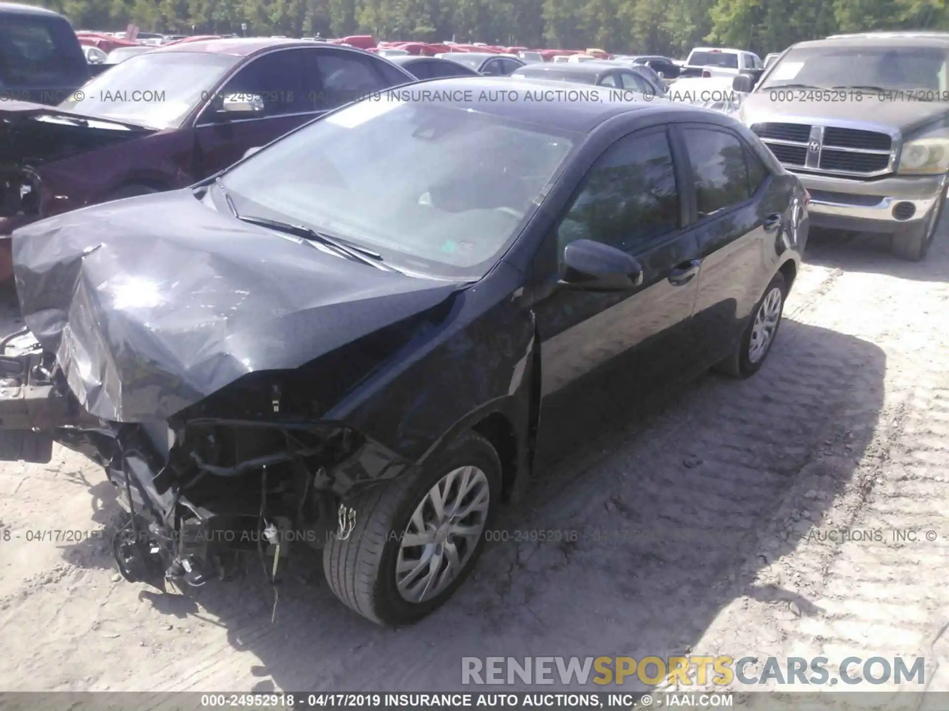 2 Photograph of a damaged car 2T1BURHE3KC202048 TOYOTA COROLLA 2019