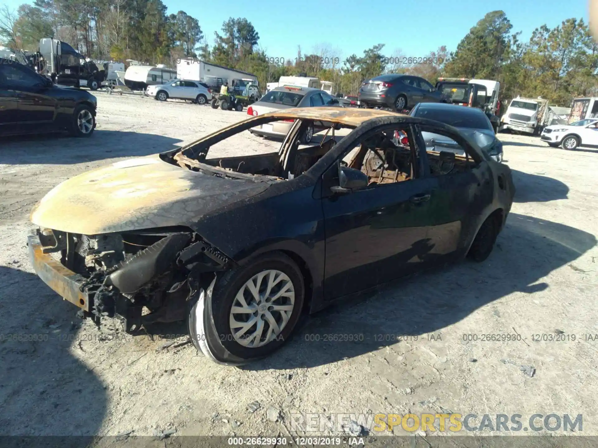 2 Photograph of a damaged car 2T1BURHE3KC202065 TOYOTA COROLLA 2019