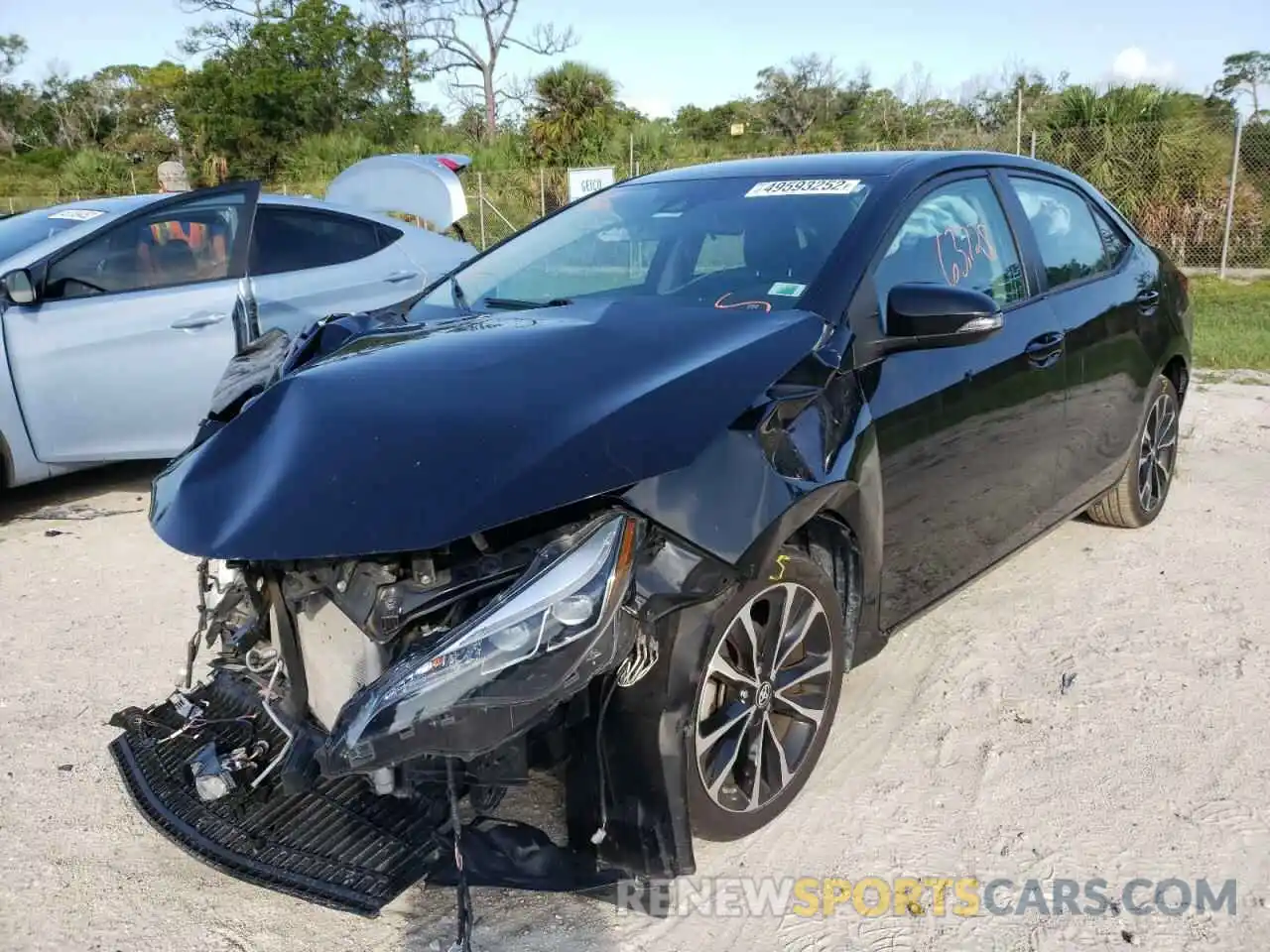 2 Photograph of a damaged car 2T1BURHE3KC202213 TOYOTA COROLLA 2019