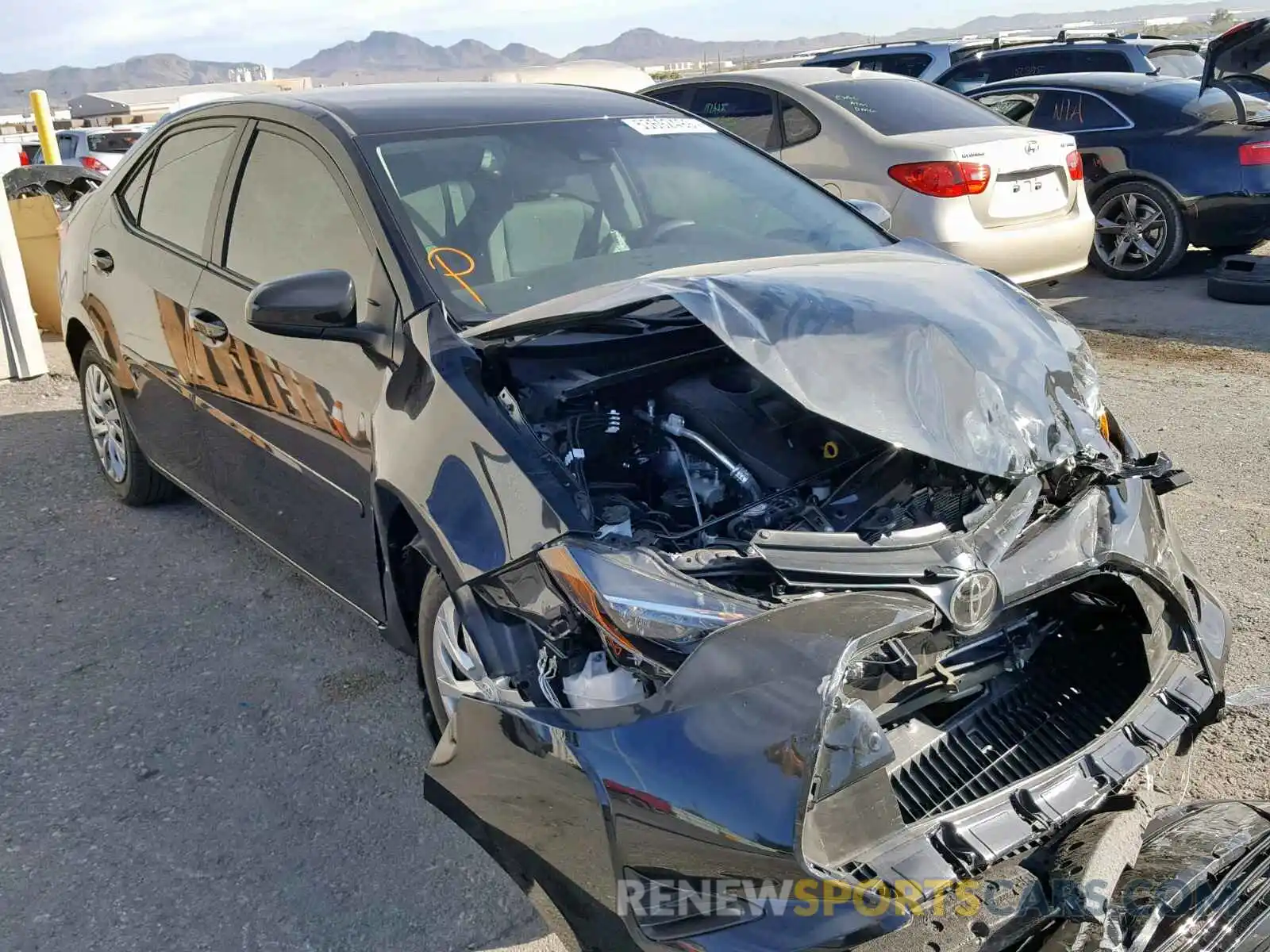 1 Photograph of a damaged car 2T1BURHE3KC202275 TOYOTA COROLLA 2019