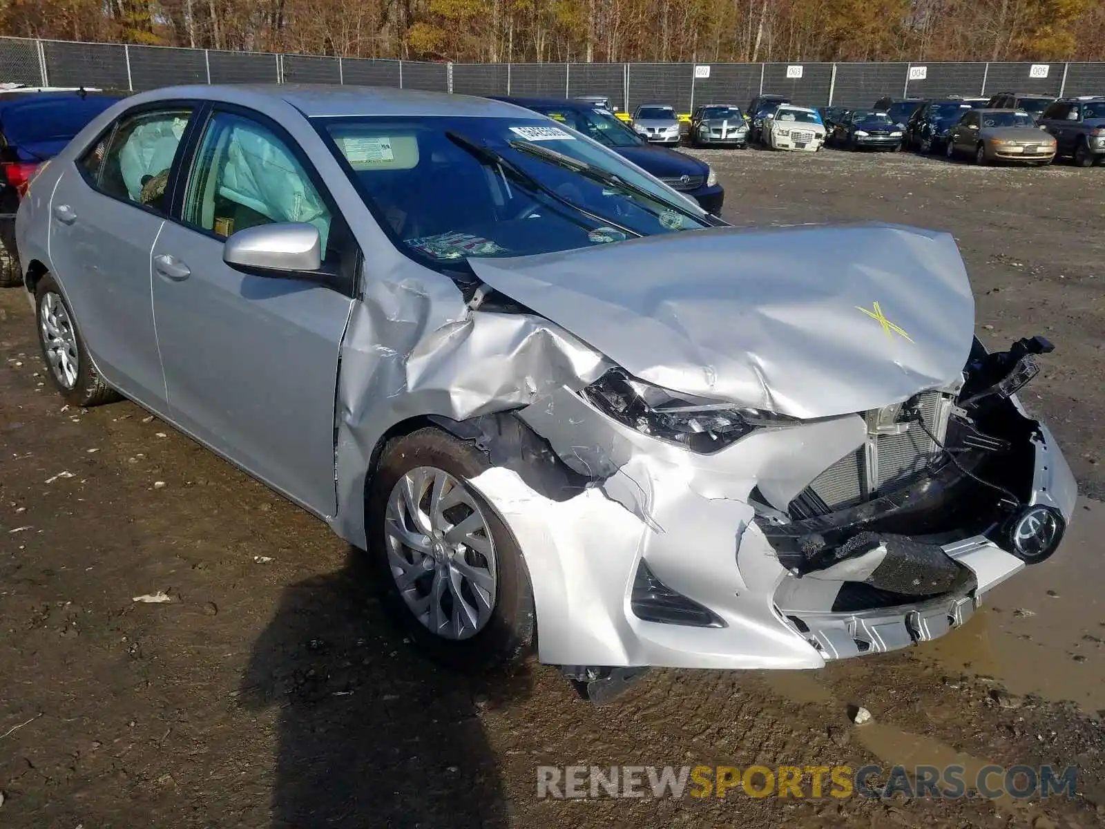 1 Photograph of a damaged car 2T1BURHE3KC202468 TOYOTA COROLLA 2019