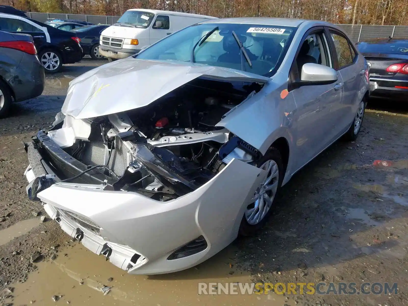 2 Photograph of a damaged car 2T1BURHE3KC202468 TOYOTA COROLLA 2019