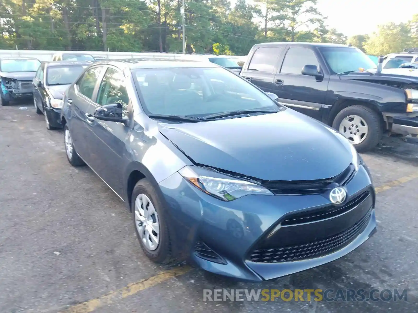 1 Photograph of a damaged car 2T1BURHE3KC202499 TOYOTA COROLLA 2019