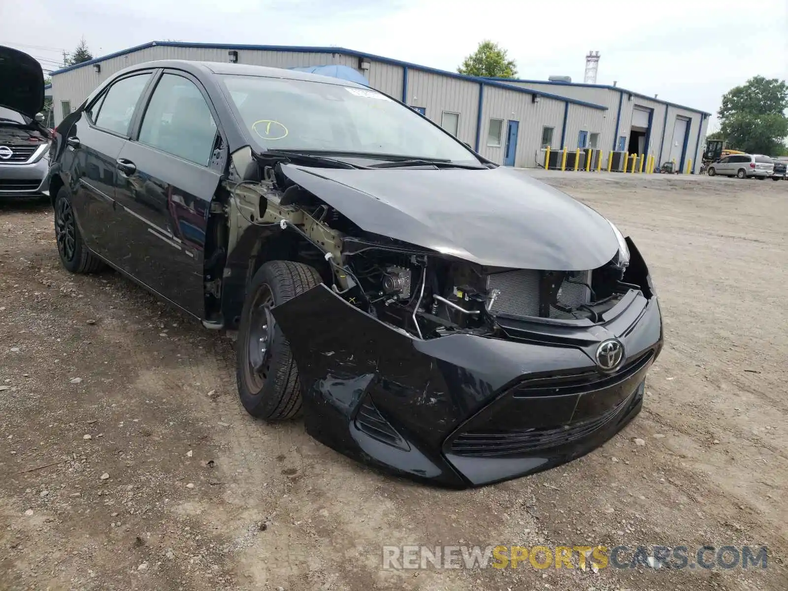 1 Photograph of a damaged car 2T1BURHE3KC202566 TOYOTA COROLLA 2019