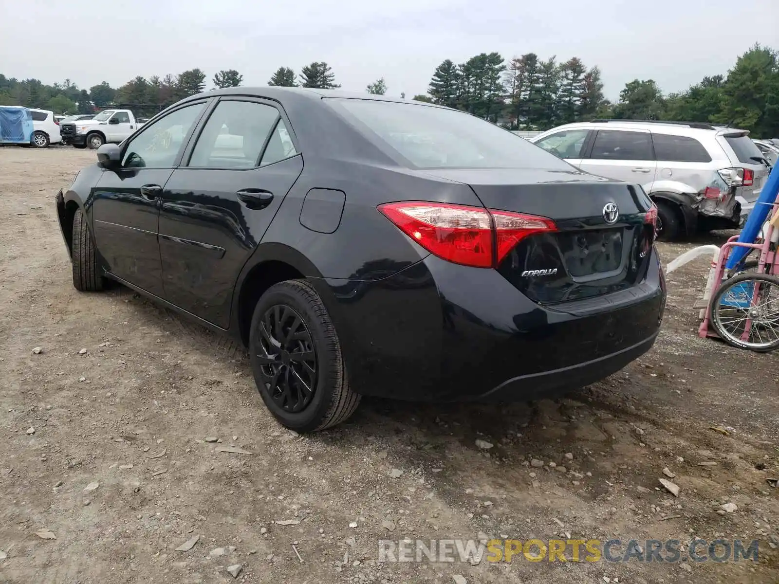 3 Photograph of a damaged car 2T1BURHE3KC202566 TOYOTA COROLLA 2019