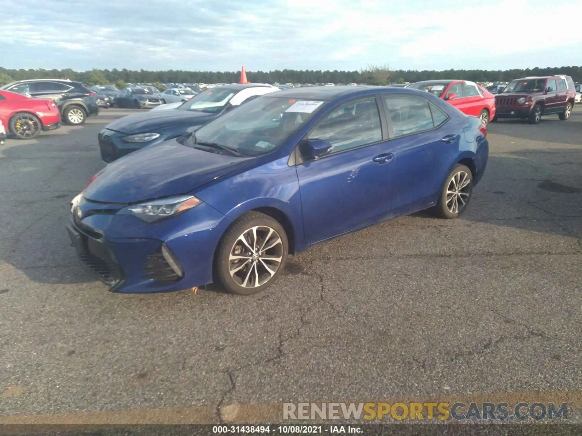 2 Photograph of a damaged car 2T1BURHE3KC202745 TOYOTA COROLLA 2019