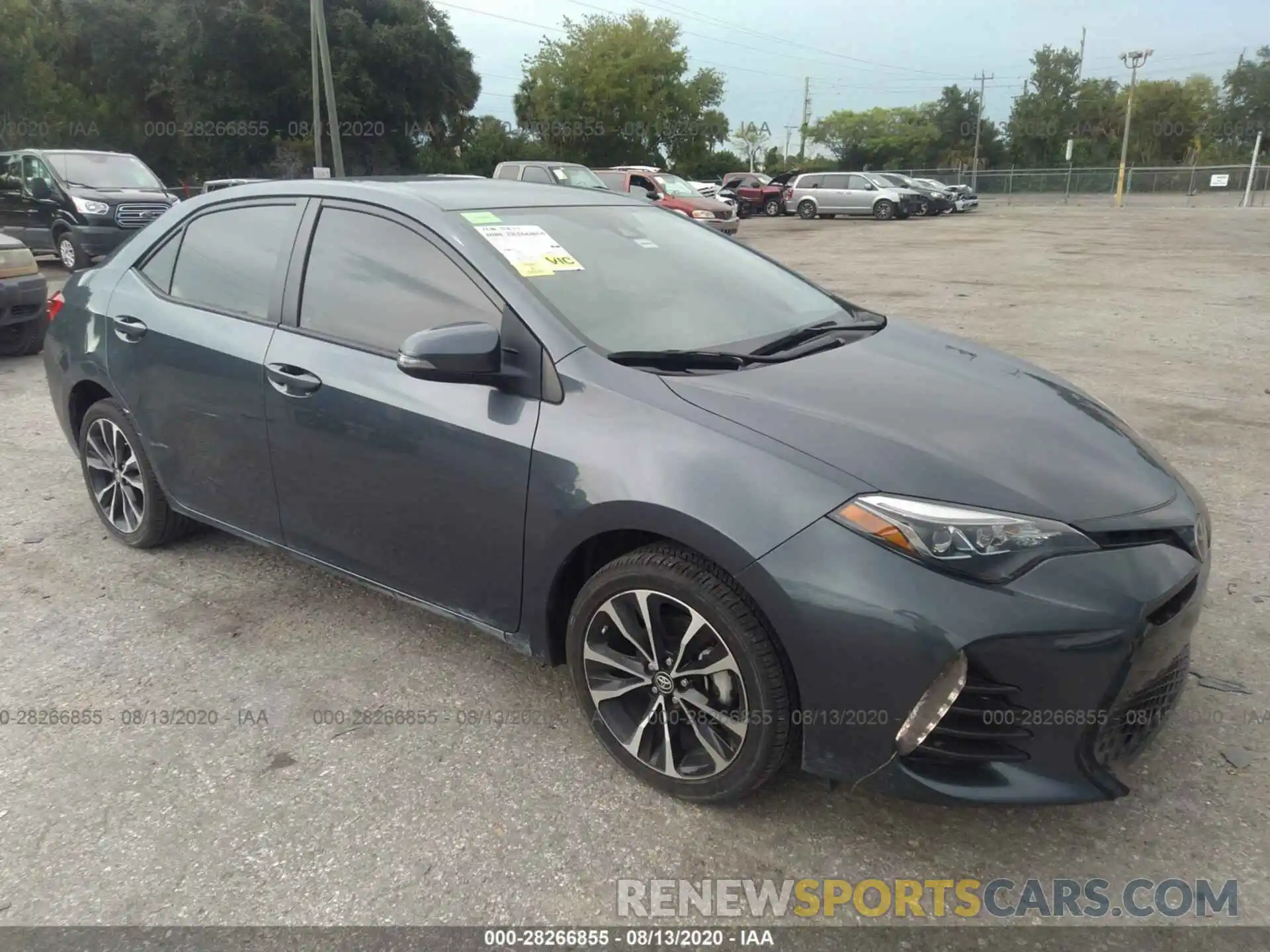 1 Photograph of a damaged car 2T1BURHE3KC202888 TOYOTA COROLLA 2019