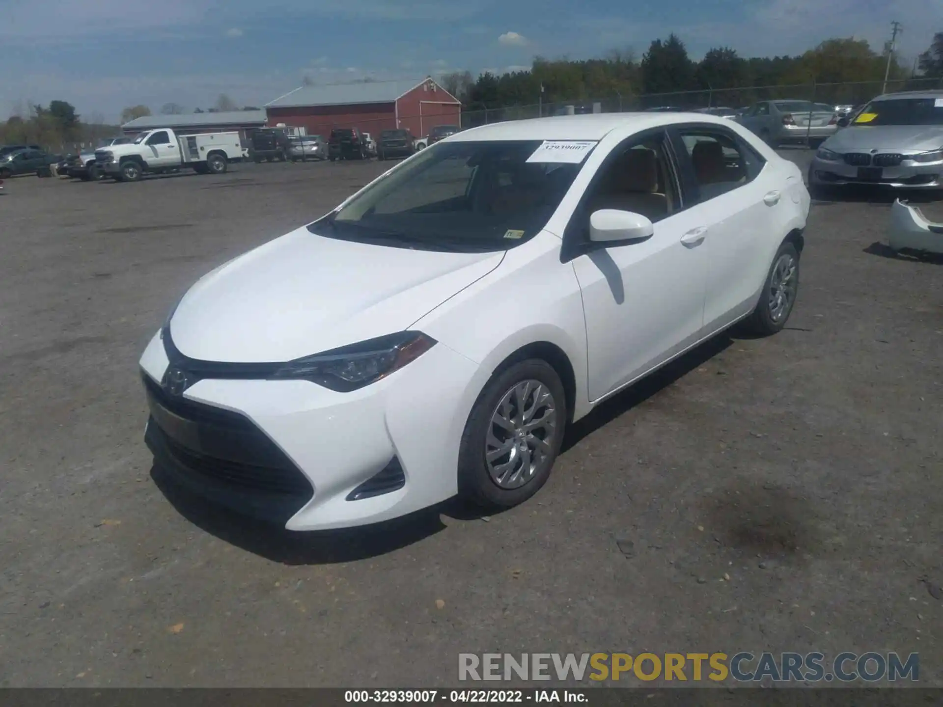 2 Photograph of a damaged car 2T1BURHE3KC203135 TOYOTA COROLLA 2019