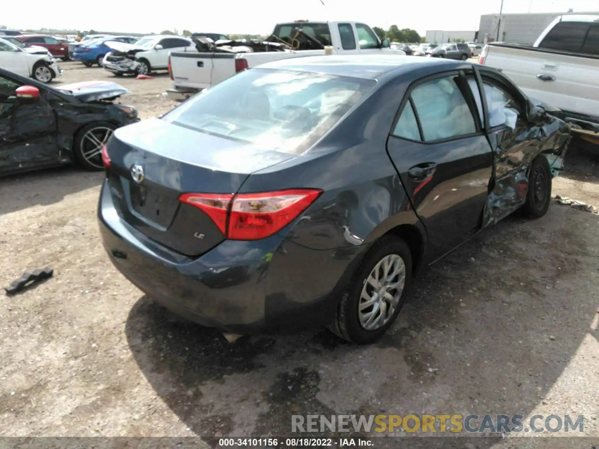 4 Photograph of a damaged car 2T1BURHE3KC203507 TOYOTA COROLLA 2019