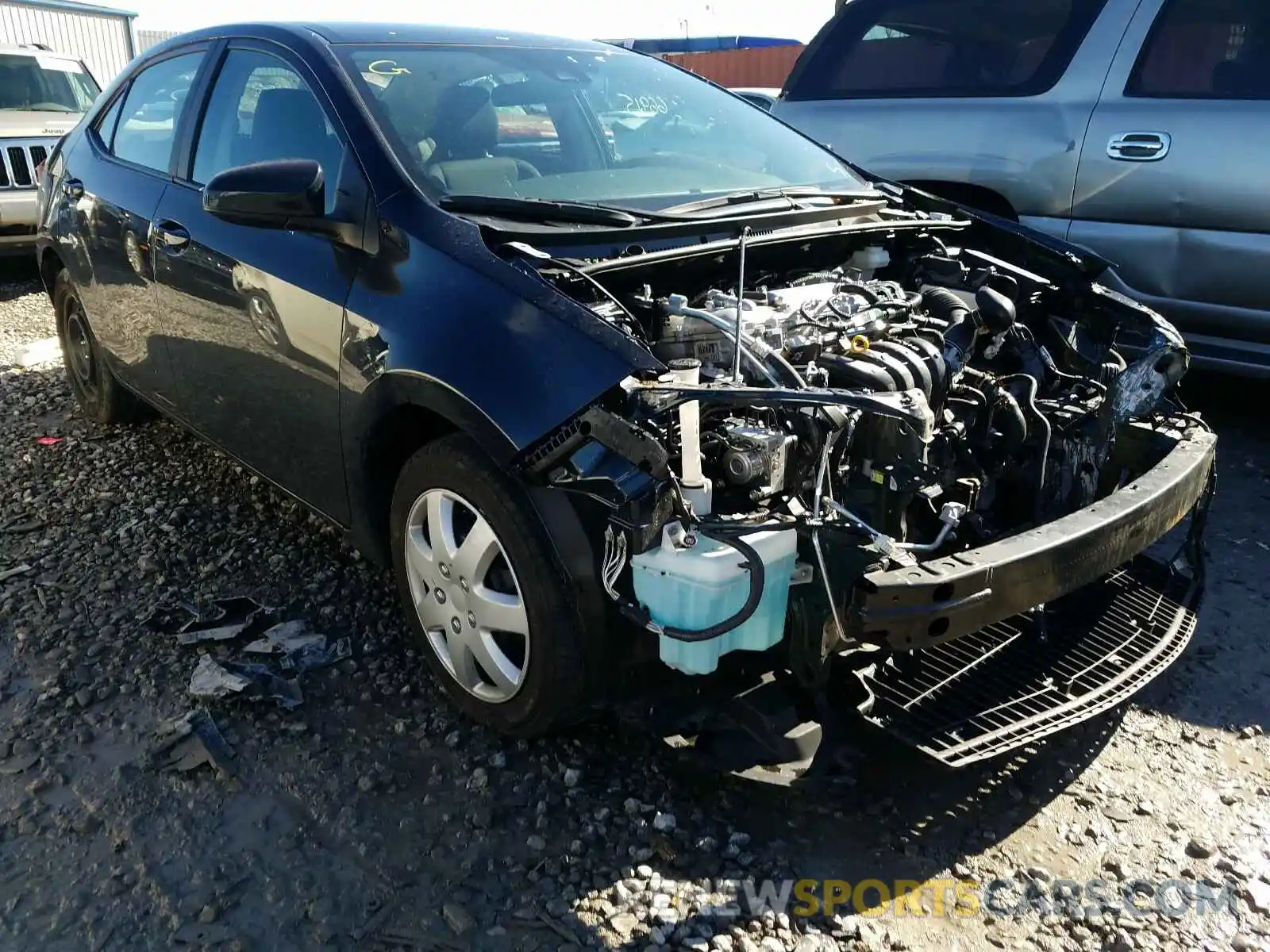 1 Photograph of a damaged car 2T1BURHE3KC204253 TOYOTA COROLLA 2019