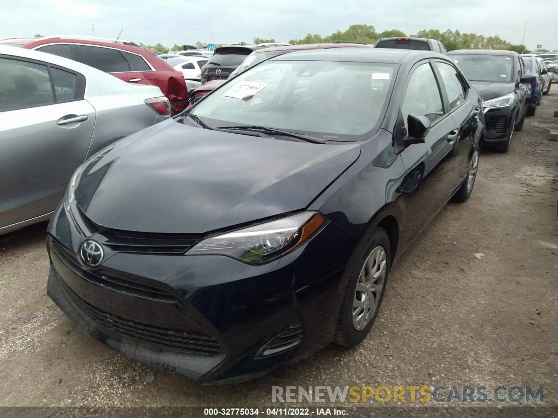 2 Photograph of a damaged car 2T1BURHE3KC204625 TOYOTA COROLLA 2019