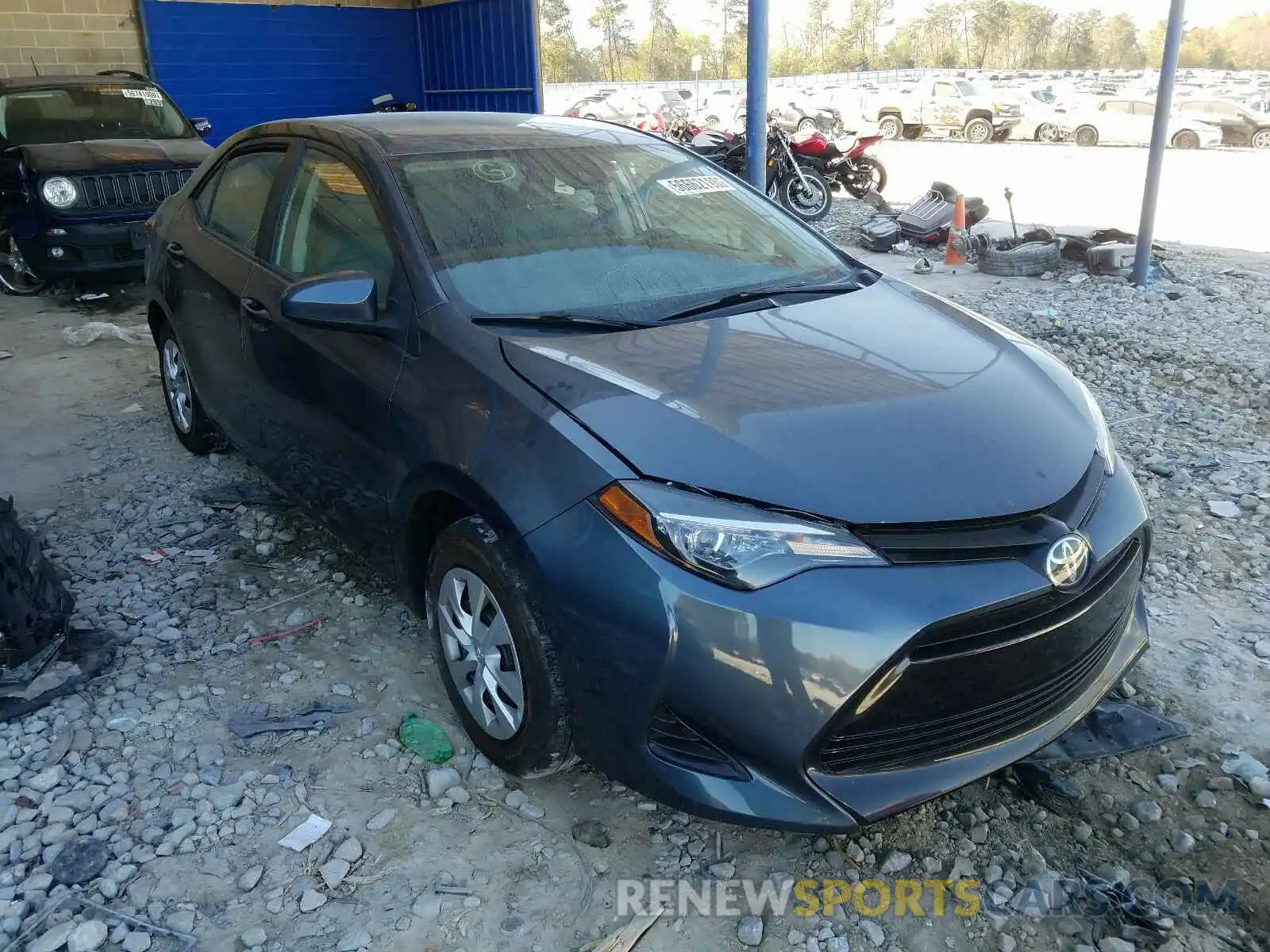 1 Photograph of a damaged car 2T1BURHE3KC204737 TOYOTA COROLLA 2019